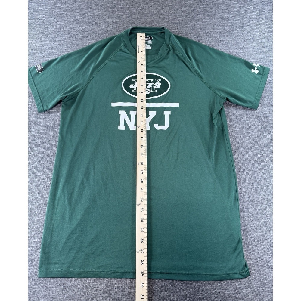 Under Armour HeatGear NY Jets NFL Combine Authentic Shirt Men's Medium Green - Picture 6 of 7